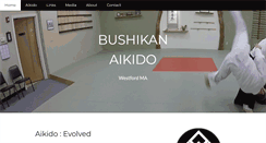 Desktop Screenshot of bushikanaikido.com